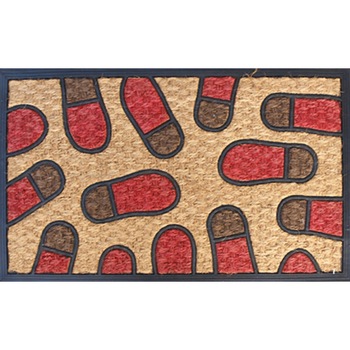 Covor intrare cauciuc si fibra de nuca de cocos 40x60 MN011558 multicolora Covor intrare cauciuc si fibra de nuca de cocos 40x60 MN011558 multicolora