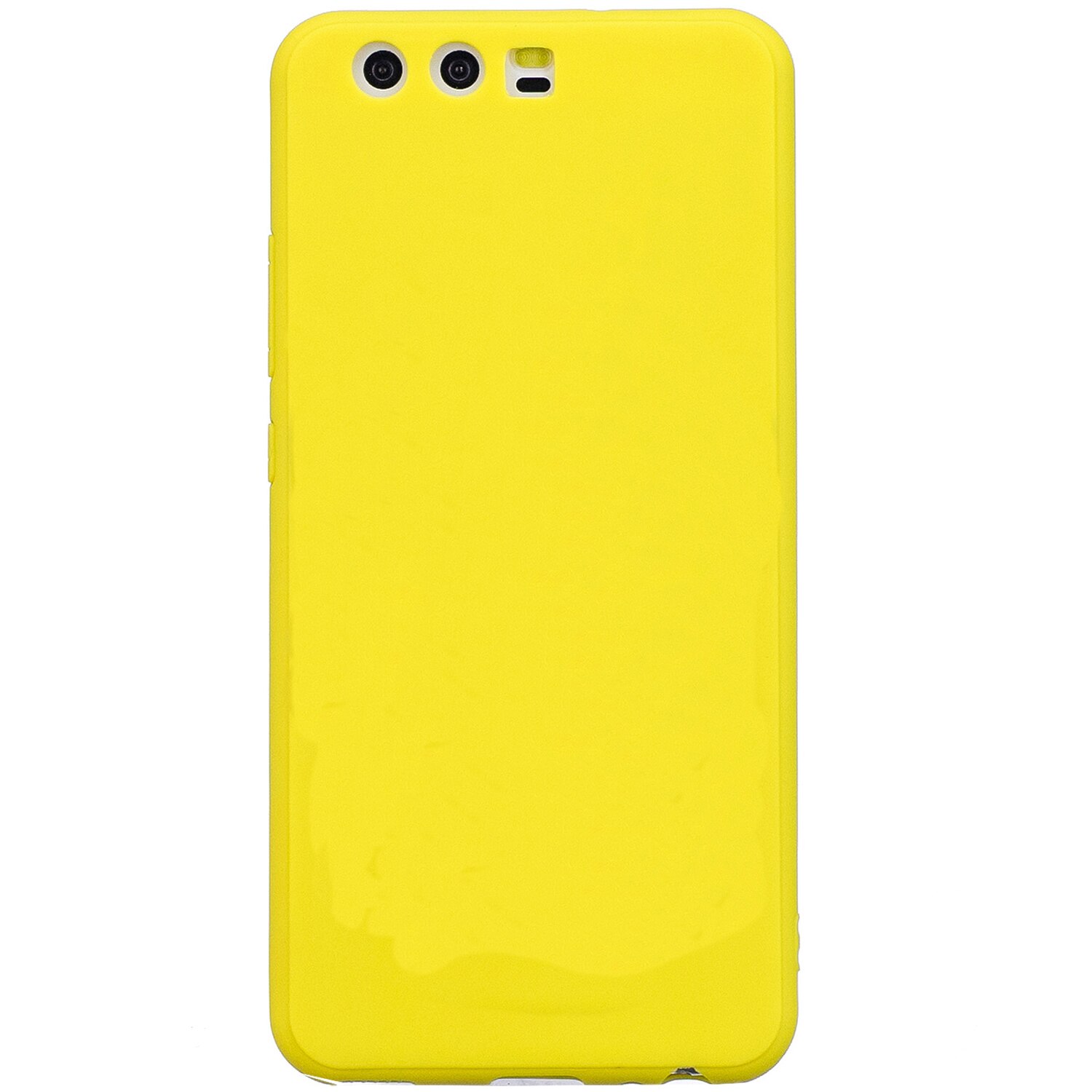 Husa de protectie silicon candy pentru Huawei P10, Yellow