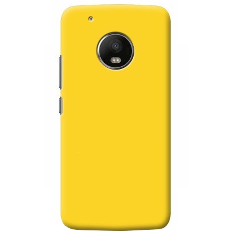 Husa de protectie silicon candy pentru Motorola Moto G5 Plus, Yellow