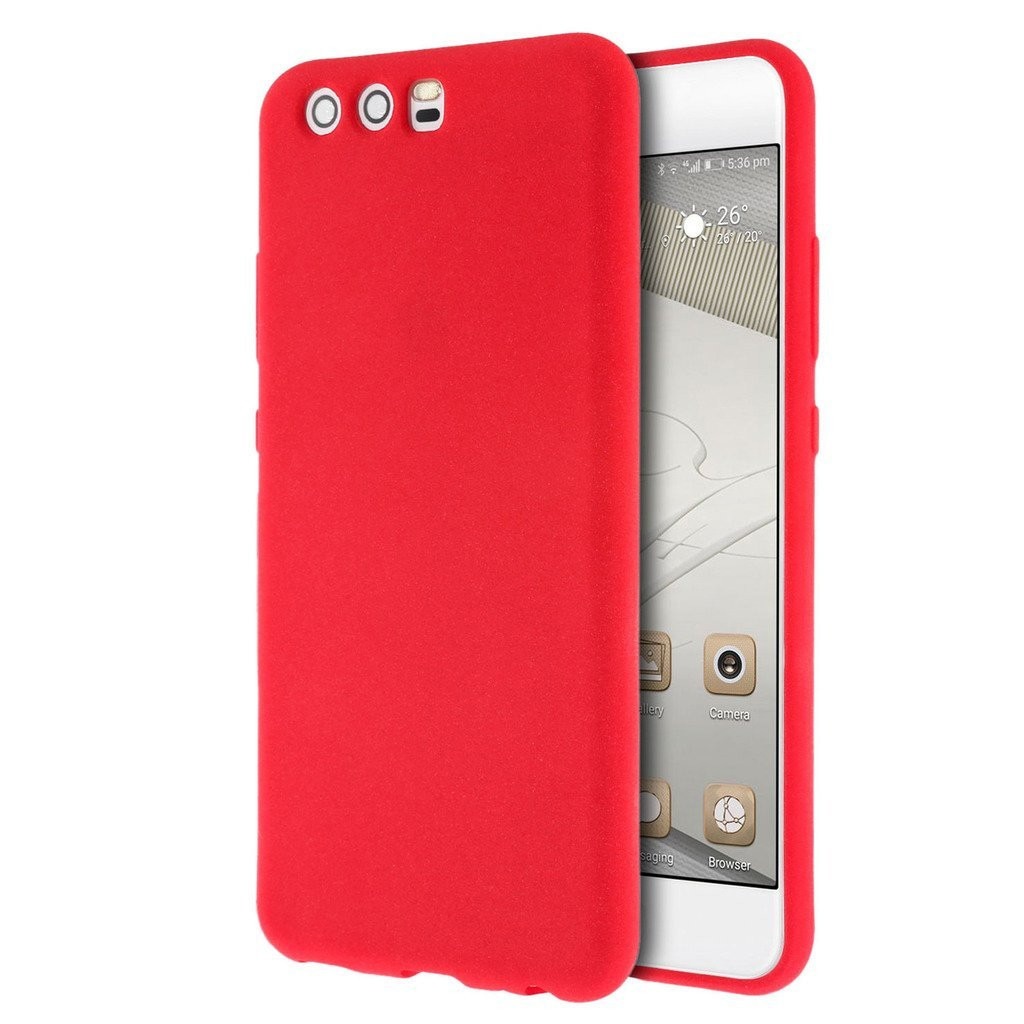 Husa de protectie silicon candy pentru Huawei P10, Red