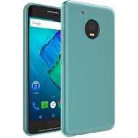 Husa de protectie silicon candy pentru Motorola Moto G5 Plus, Blue