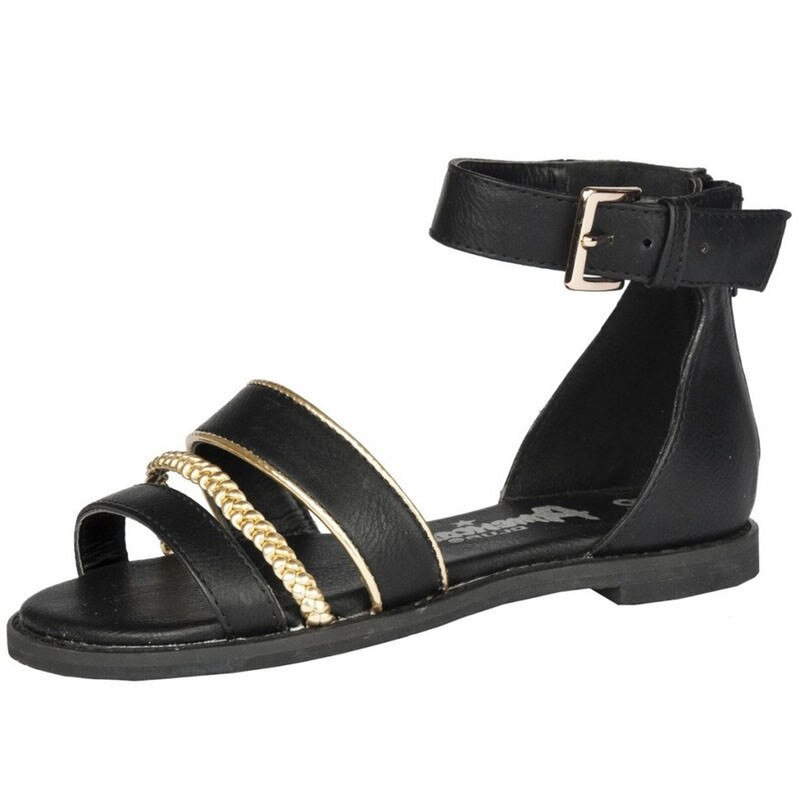 Sandale pentru fetite American Club 192/15, Negru, 33