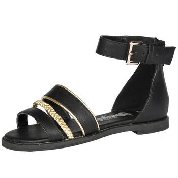 Sandale pentru fetite American Club 192/15, Negru, 33 Sandale pentru fetite American Club 192/15, Negru, 33