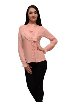 Bluza eleganta, model de volane chic, D&J EXclusive, Piersica Bluza eleganta, model de volane chic, D&J EXclusive, Piersica