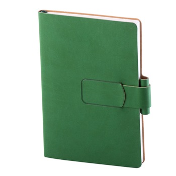 Notes Ravelo, piele, A5, liniat ivory, verde Notes Ravelo, piele, A5, liniat ivory, verde