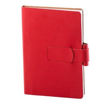 Notes Unika Ravelo, personalizat, hartie alba, cu liniatura, Rosu Notes Unika Ravelo, personalizat, hartie alba, cu liniatura, Rosu