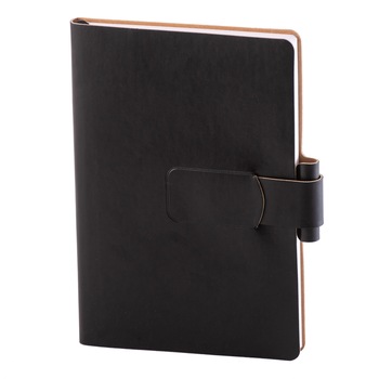 Notes Unika Ravelo, personalizat, hartie alba, cu liniatura, Negru Notes Unika Ravelo, personalizat, hartie alba, cu liniatura, Negru