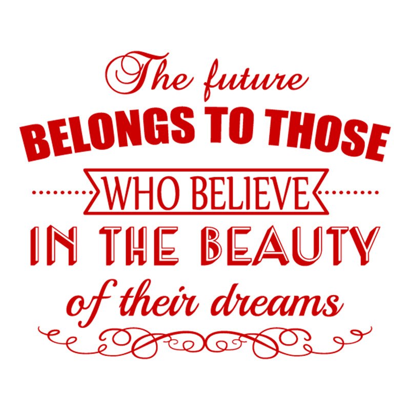 Sticker Decorativ - SMAER - Future - 60cm x 50cm - Rosu