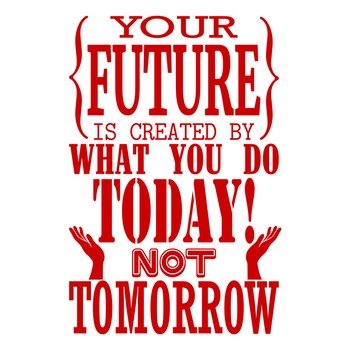 Sticker Decorativ - SMAER - The Future - 60cm x 40cm - Rosu Sticker Decorativ - SMAER - The Future - 60cm x 40cm - Rosu