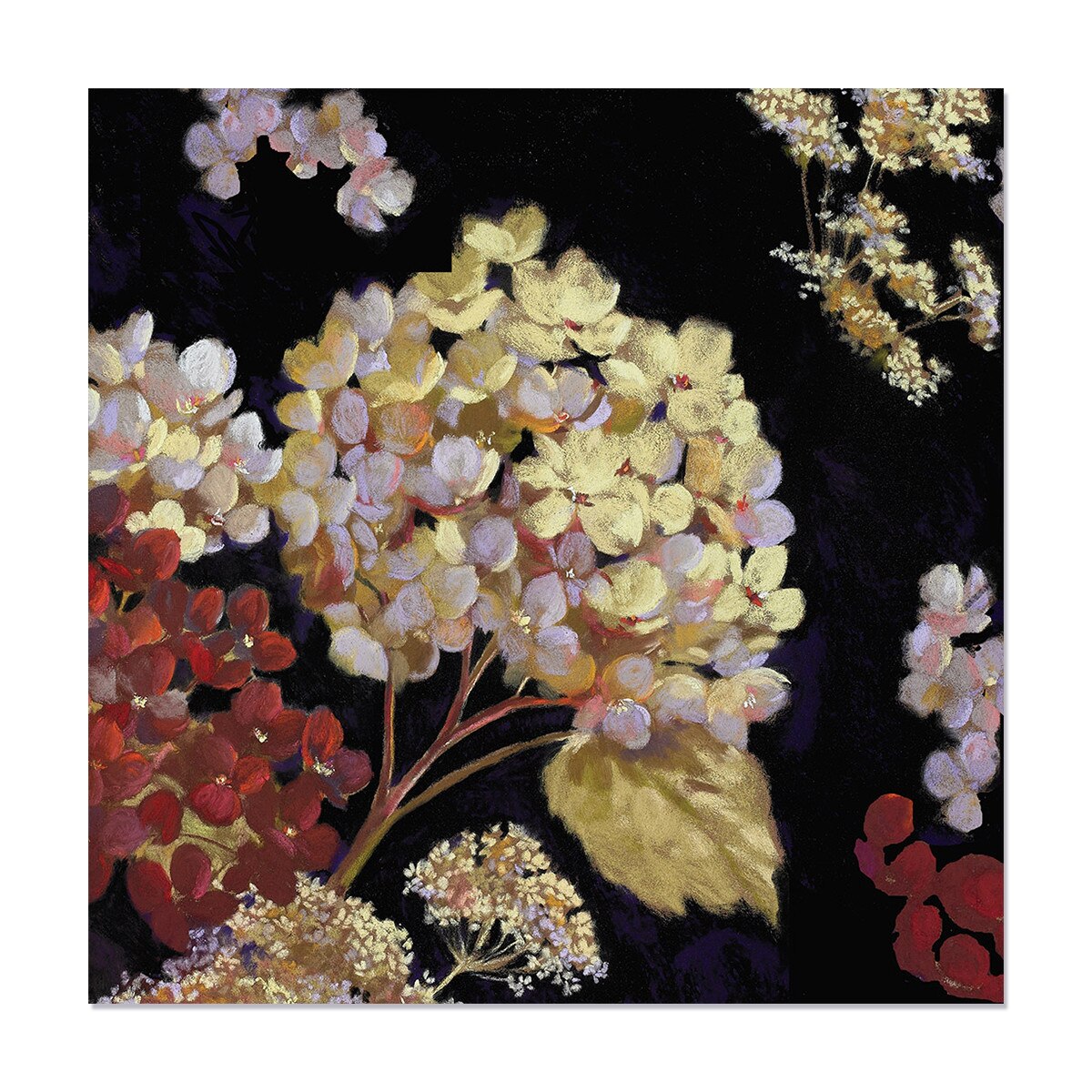 Tablou Canvas - Flori, Floare, Hortensie, 100 x 100 cm