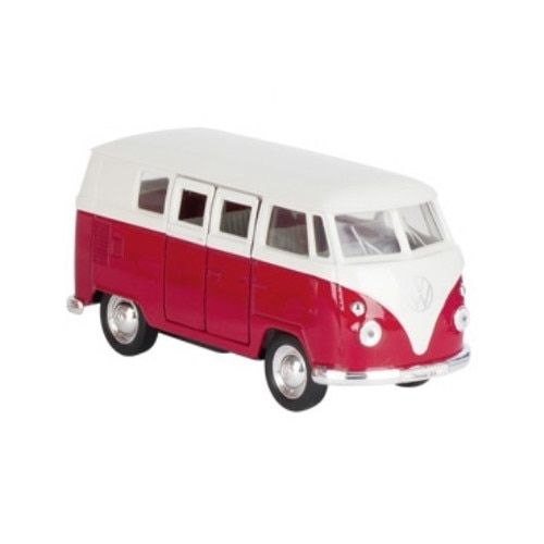 Autobuz Goki Die Cast VW T1 1:37, ROSU