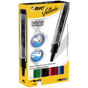 Marker ECO Velleda Tank asortate Bl/4 Marker ECO Velleda Tank asortate Bl/4