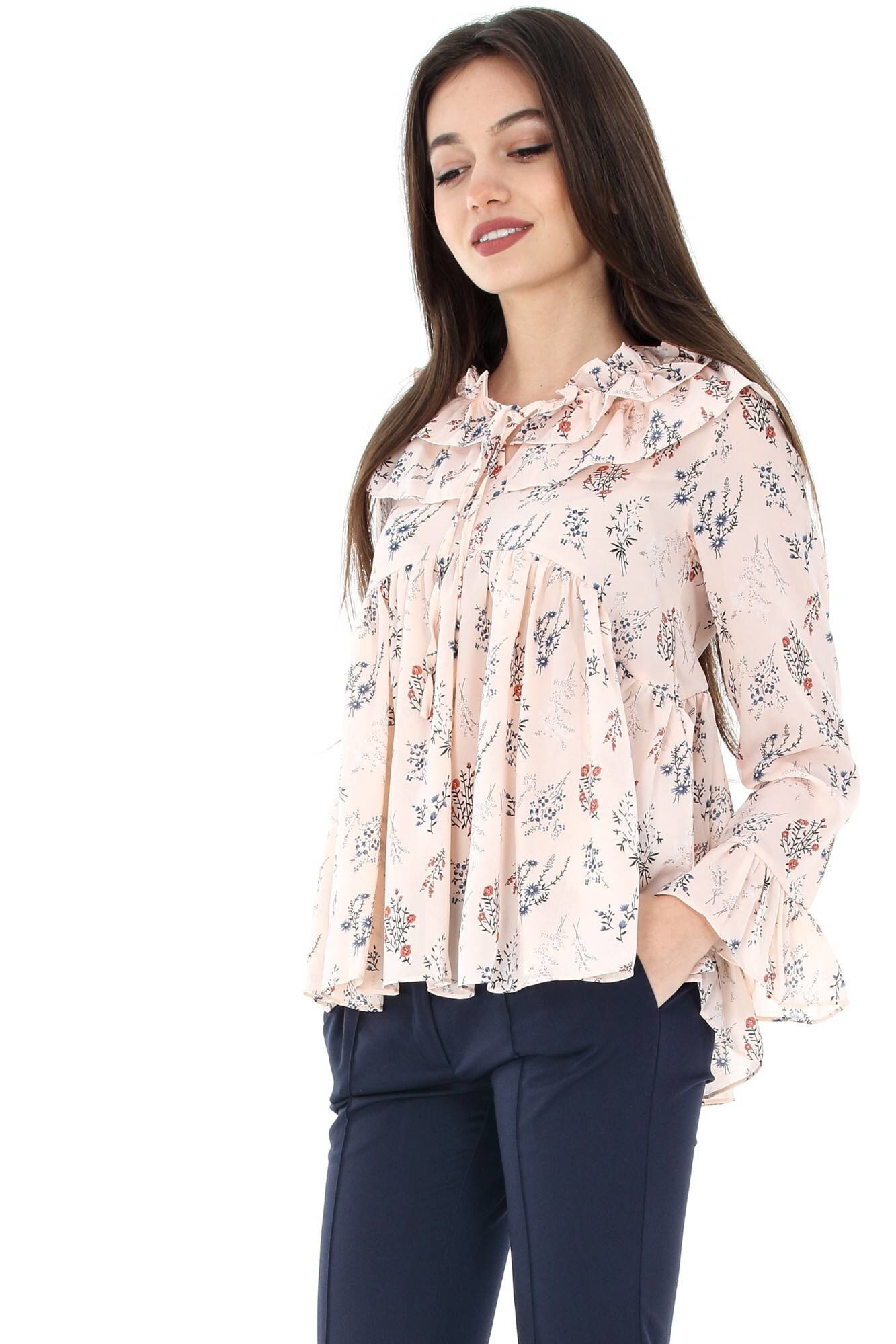 Bluza piersica, ROH, baby doll