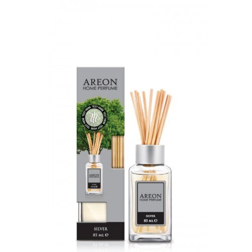 Odorizant Betisoare Areon Home Perfume, 85 ml, Silver