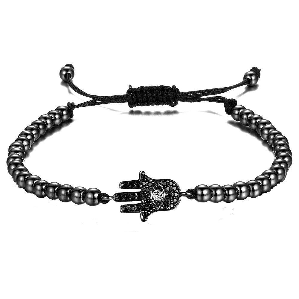 Bratara Brooks Black Fatima Hand