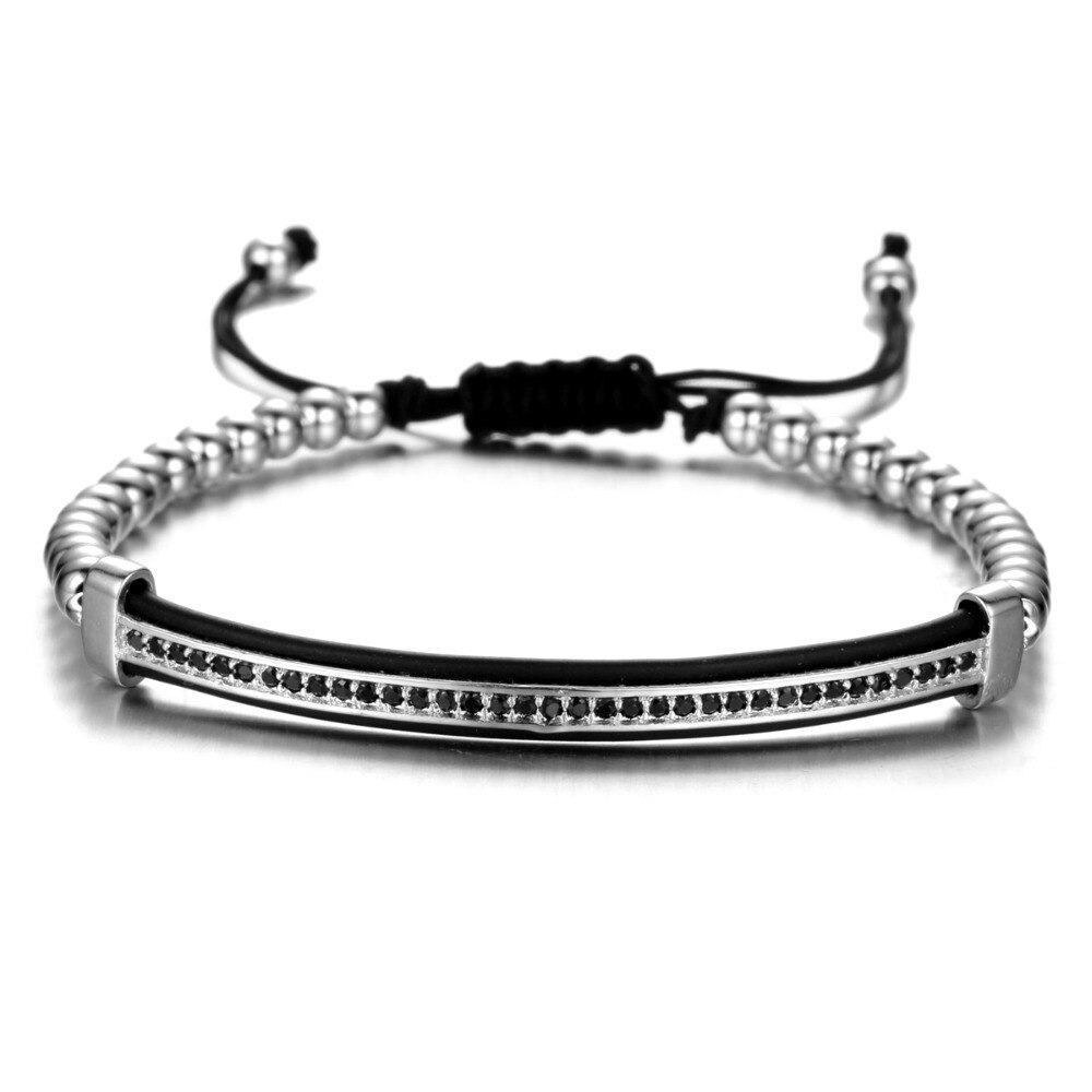 Bratara Brooks Riviere Silver Plated,Zirconiu