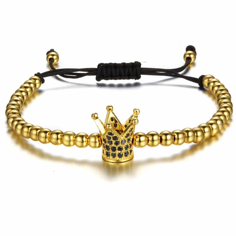 Bratara Brooks Gold Zircon Crown