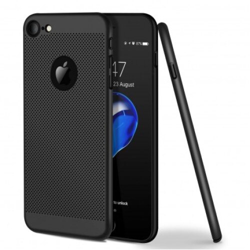 Husa iPhone 7 / 8 Perforata Neagra