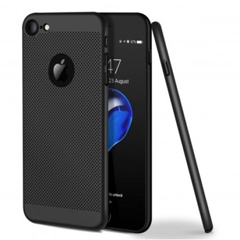 Husa iPhone 7 / 8 Perforata Neagra Husa iPhone 7 / 8 Perforata Neagra