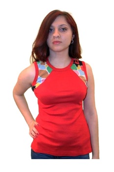 Tricou Ilaria, rosu, Rosu Tricou Ilaria, rosu, Rosu