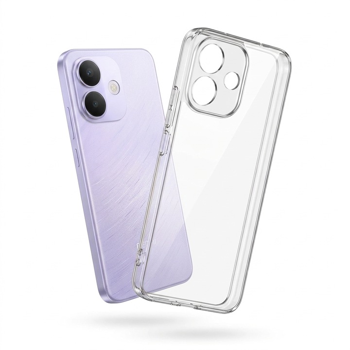 Husa pentru Xiaomi Redmi Note 17 4G, 5G Anti-Shock 1.5mm, cu protectie lentile, transparenta