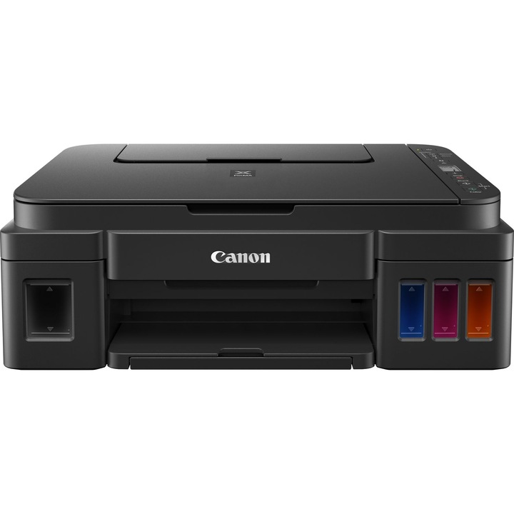 Мултифункционално мастиленоструйно цветно устройство Canon CISS PIXMA G3410, Wireless, A4, Черно