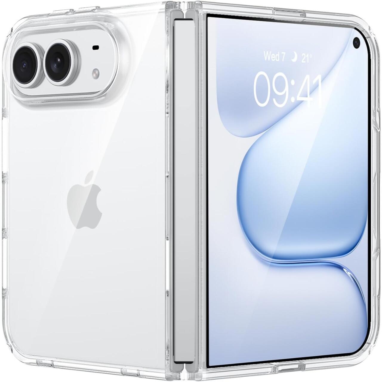 Husa Lemontti Silicon compatibila cu iPhone Duo Transparent