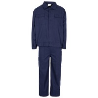 Costum tip salopeta de protectie, cu pieptar, riscuri minime Bleumarin Mex