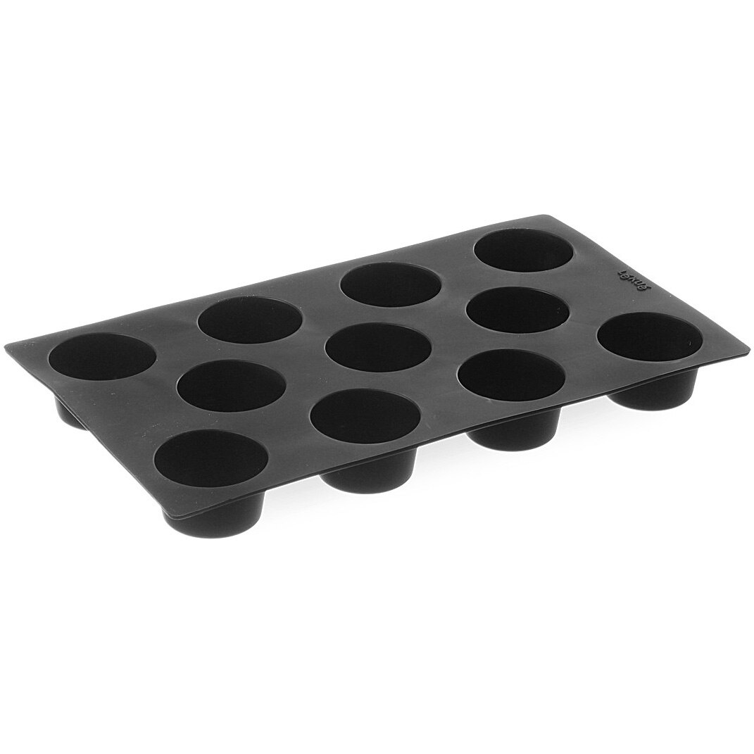 Forma copt din silicon 325x176 mm, Hendi, pentru 11 Mini-Muffins cu diam. 53x(H)30 mm