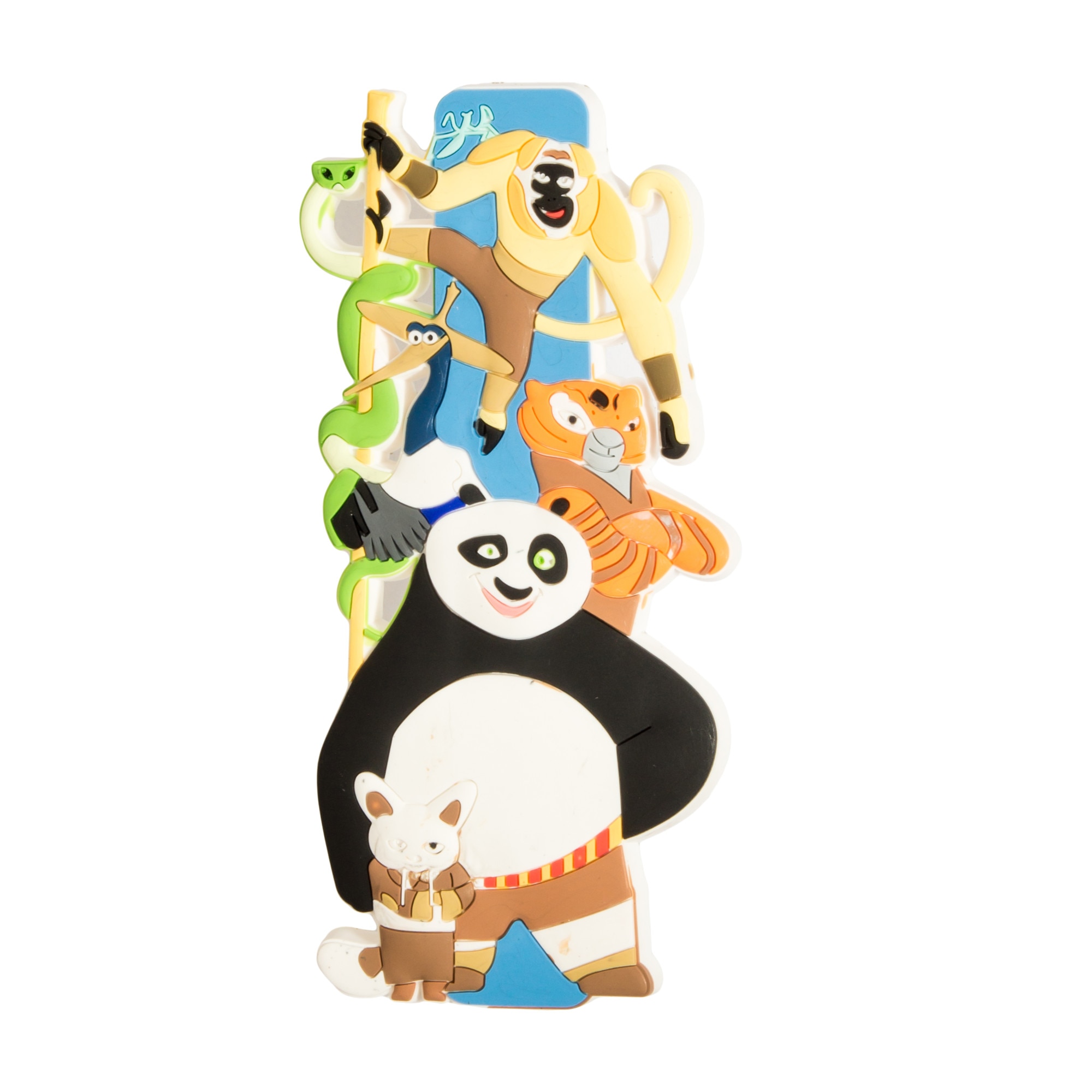 Maner mobilier copii - Eroi Kung Fu, 96 mm, multicolor