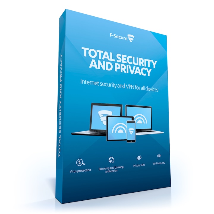 F-Secure Total Security, Elektronikus licenc, 3 felhasználó, 1 év