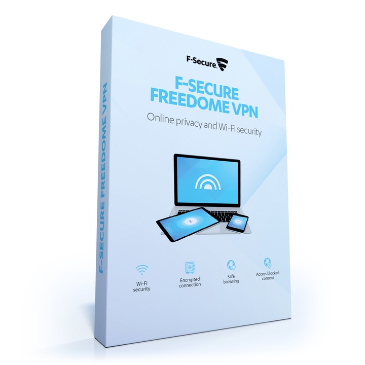 F-Secure Freedome VPN, Elektronikus licenc, 3 felhasználó, 1 év