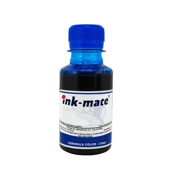 Cerneala Refil Profesionala InkMate pentru Epson 16XL 18XL T6642 T1282 T1292 Cyan 100ml