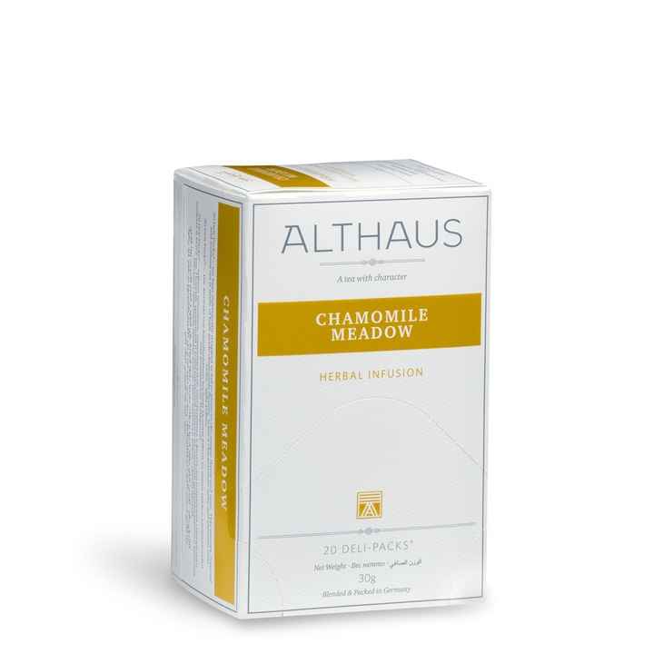 Ceai de musetel Chamomile Meadow Deli Pack Althaus 20 x 1,50 g