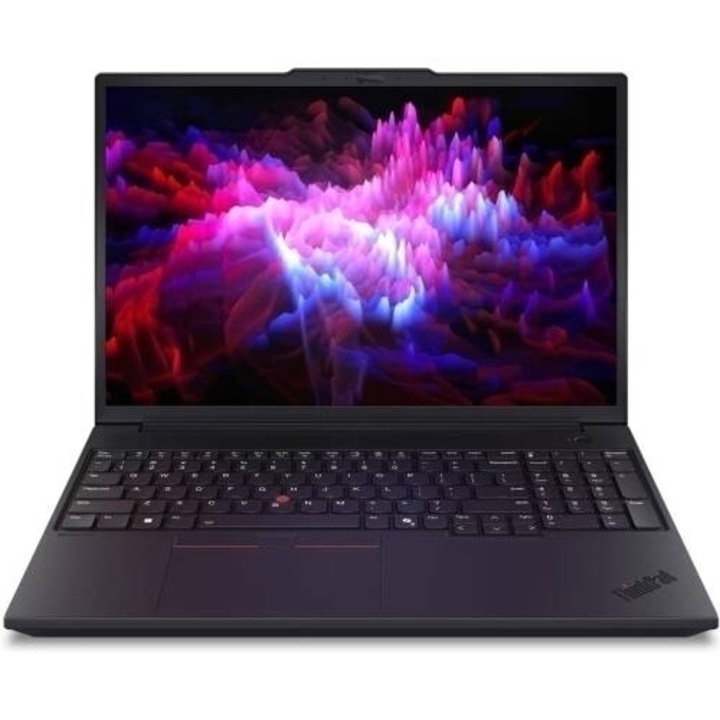 Laptop Lenovo ThinkPad P16v G3 WUXGA 16 inch Intel Core Ultra 7 255H 32GB 1TB SSD RTX 1000 Windows 11 Pro Black