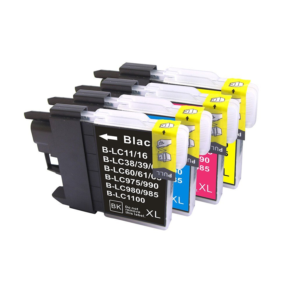 LC975 Set 4 Cartuse cerneala original ORINK compatibil Brother LC39/LC975/LC985, LC990, LC990 Brother J125, J315W, J515W, MFC-J265W, J410, J415W, J220
