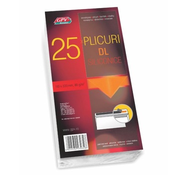 PLIC DL, 25 bucati, siliconic, offset, 80 g/mp PLIC DL, 25 bucati, siliconic, offset, 80 g/mp