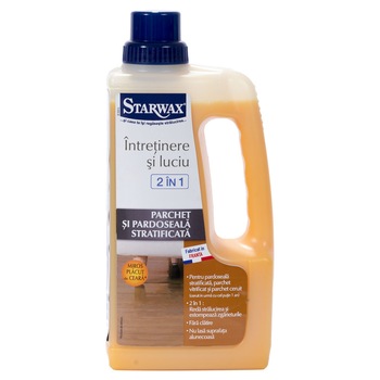 Solutie intretinere si luciu Parchet din lemn lacuit/ceruit, Starwax - 1L Solutie intretinere si luciu Parchet din lemn lacuit/ceruit, Starwax - 1L