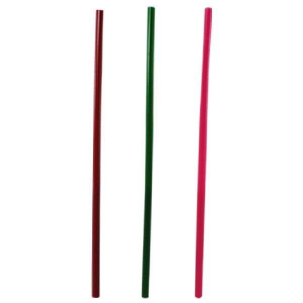 Pachet - 60 x Baton de silicon transparent (7mm, 30cm) + 30 x Baghete multicolore, 7mm x 25cm (Rosu, Verde, Roz)