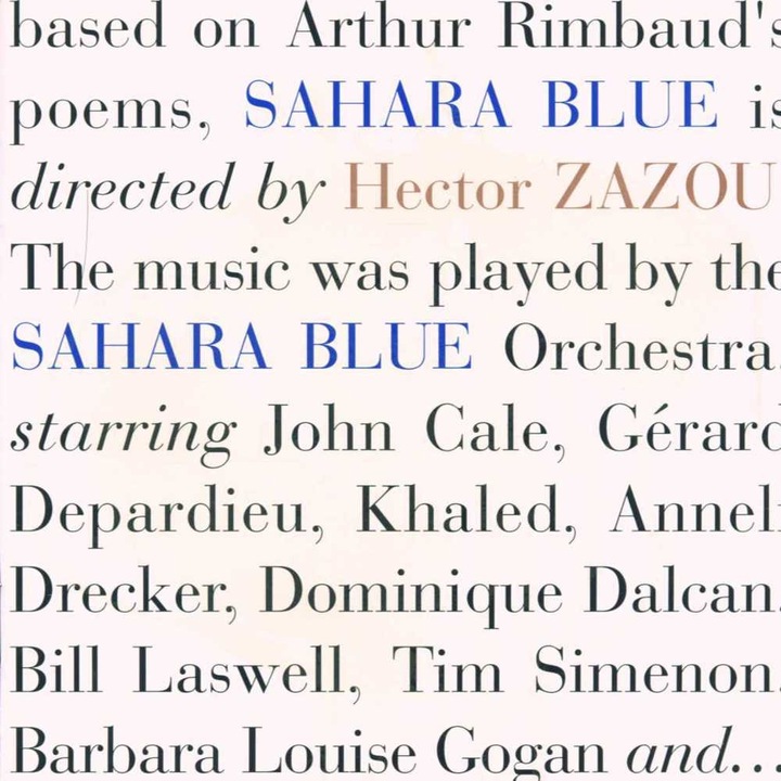 Hector Zazou - Sahara Blue (CD)