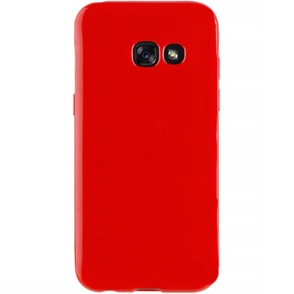 Husa de protectie silicon candy pentru Samsung Galaxy A7 (2017), Red