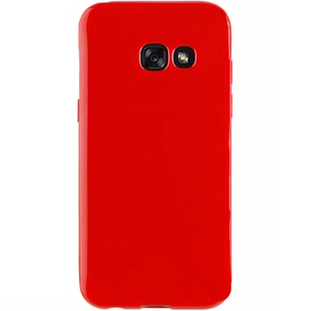 Husa de protectie silicon candy pentru Samsung Galaxy A7 (2017), Red Husa de protectie silicon candy pentru Samsung Galaxy A7 (2017), Red