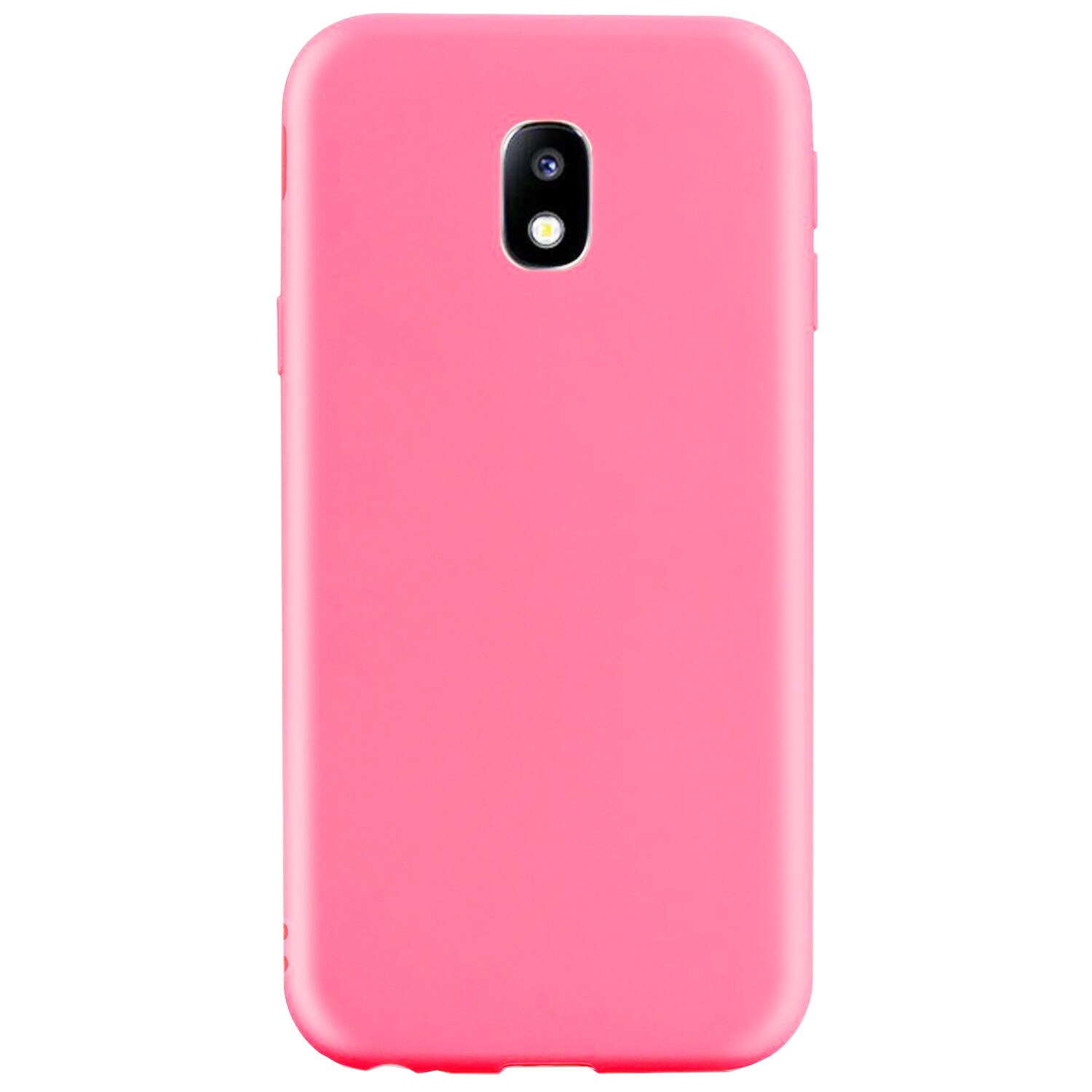 Husa de protectie silicon candy pentru Samsung Galaxy J5 (2017), Pink
