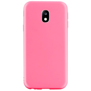 Husa de protectie silicon candy pentru Samsung Galaxy J7 (2017), Pink Husa de protectie silicon candy pentru Samsung Galaxy J7 (2017), Pink