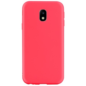 Husa de protectie silicon candy pentru Samsung Galaxy J7 (2017), Red Husa de protectie silicon candy pentru Samsung Galaxy J7 (2017), Red