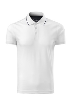 Tricou barbati, Malfini,polo, design elegant, alb, bumbac, Alb Tricou barbati, Malfini,polo, design elegant, alb, bumbac, Alb