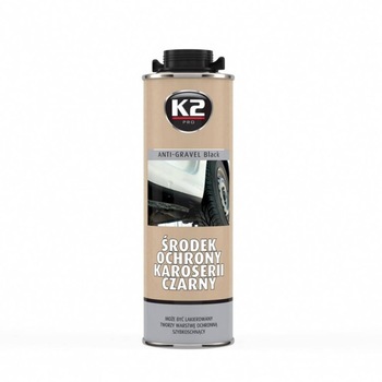 Insonorizant pentru pistol, ANTI GRAVEL negru 1L, K2 Insonorizant pentru pistol, ANTI GRAVEL negru 1L, K2