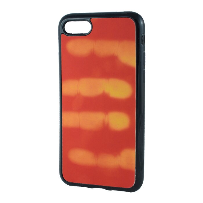 Husa termosensibila iPhone 7 Rosu/Galben