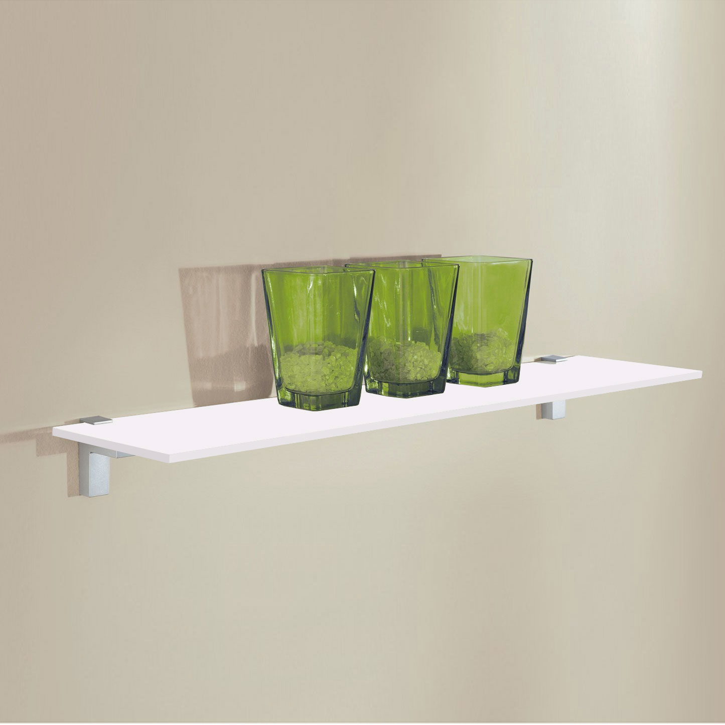 Raft de perete Elsa, 60x20x5 cm PAL Alb