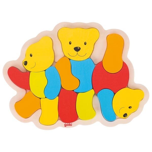 Puzzle din lemn Trei Ursuleti